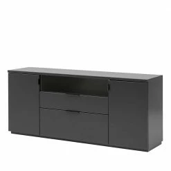 160x70x45 Sideboard In Anthrazit Lackiert - Izendia