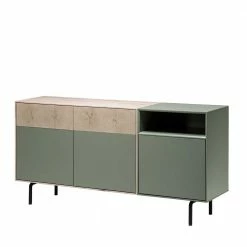180x84x45 Design Sideboard Zweifarbig - Ajevos
