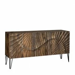 Sideboard Mit Dekorativer Front Schnitzerei - Silecta